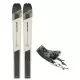 SALOMON SKI SET T MTN 86 CARBON + SKINS Ski Freeride 1-107974