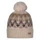 BARTS BONNET FE RENAA POMPON LIGHT BROWN Bonnets Mode Lifestyle 1-116253