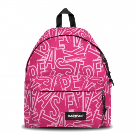 SAC DOS PADDED 24L LETTERS PINK    