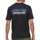 TS P6 LOGO RESPONSABILI TEE BLACK    